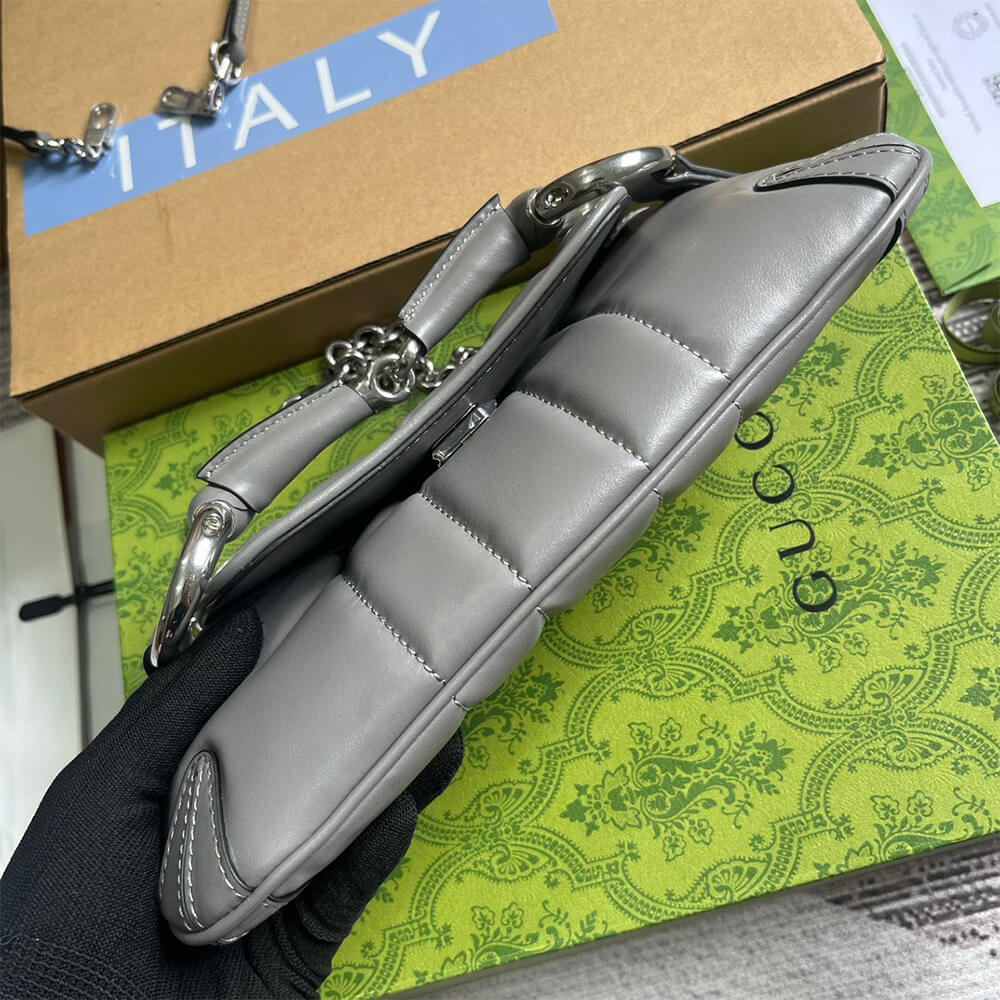 G*u*i horsebit chain small shoulder bag