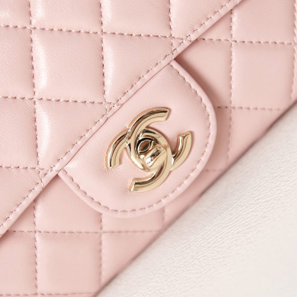 Ch*el mini flap with top handle