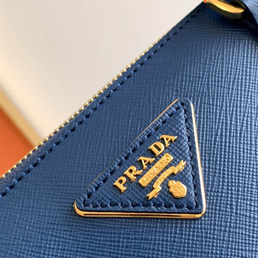 large Pra*a galleria saffiano leather bag