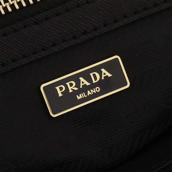 small Pra*a galleria embroidered fabric bag