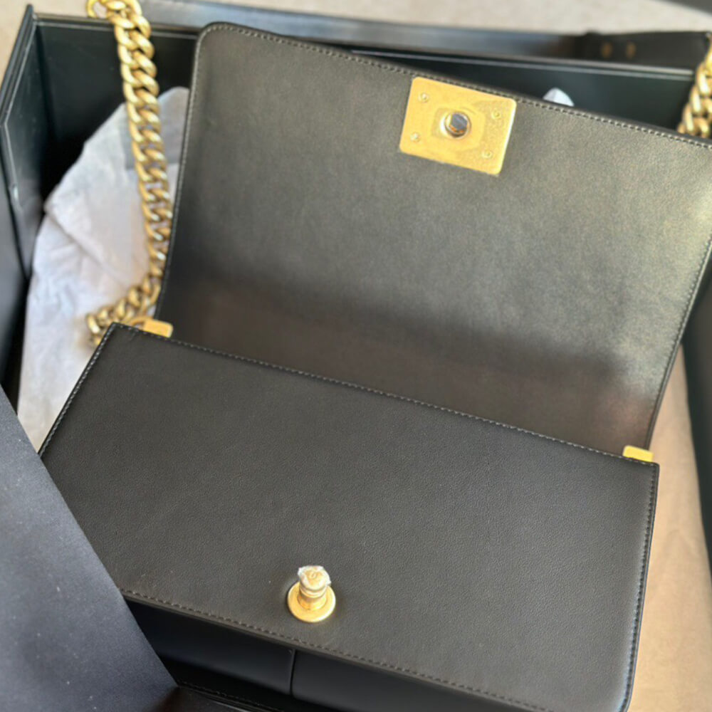 chevron boy Ch*el handbag