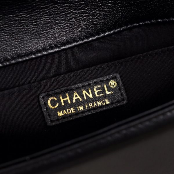 chevron boy Ch*el handbag