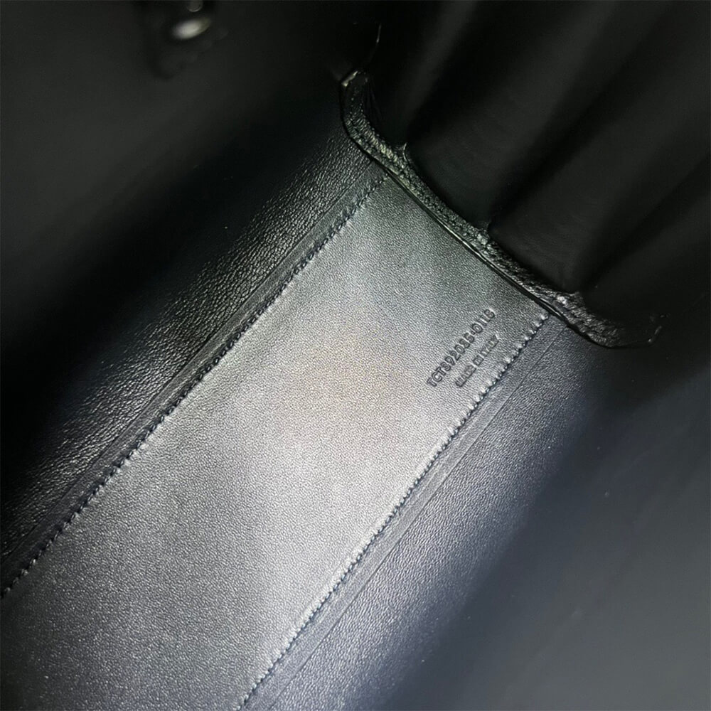 YSL SAC DE JOUR NANO IN EMBOSSED CROCODILE SHINY LEATHER