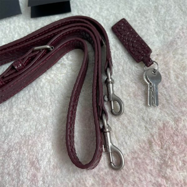 YSL SAC DE JOUR NANO IN EMBOSSED CROCODILE SHINY LEATHER