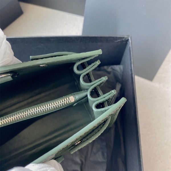 YSL SAC DE JOUR BABY IN CROCODILE-EMBOSSED