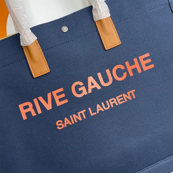 RIVE GAUCHE LARGE TOTE BAG IN CANVAS