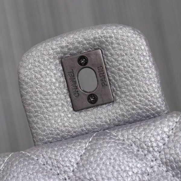 Ch*el travel flap bag black