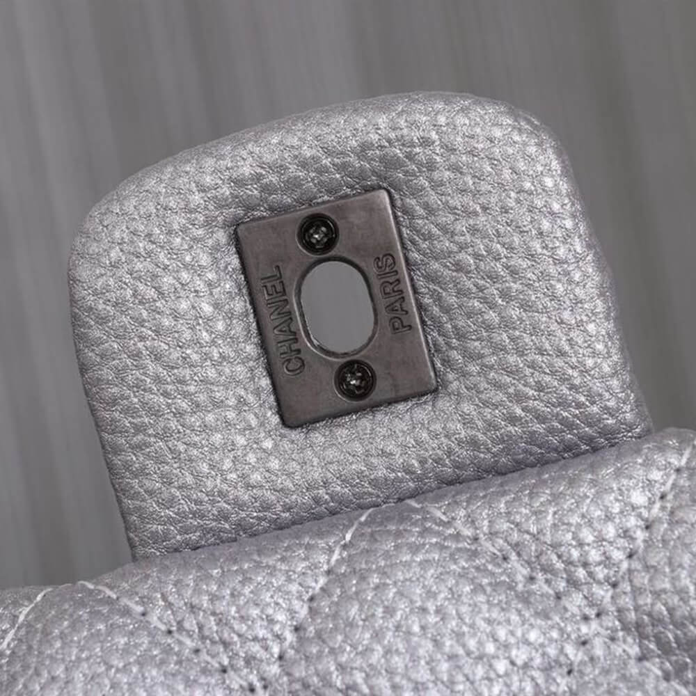 Ch*el travel flap bag black