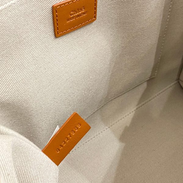 Chloe Woody Medium Leather Tote Bag