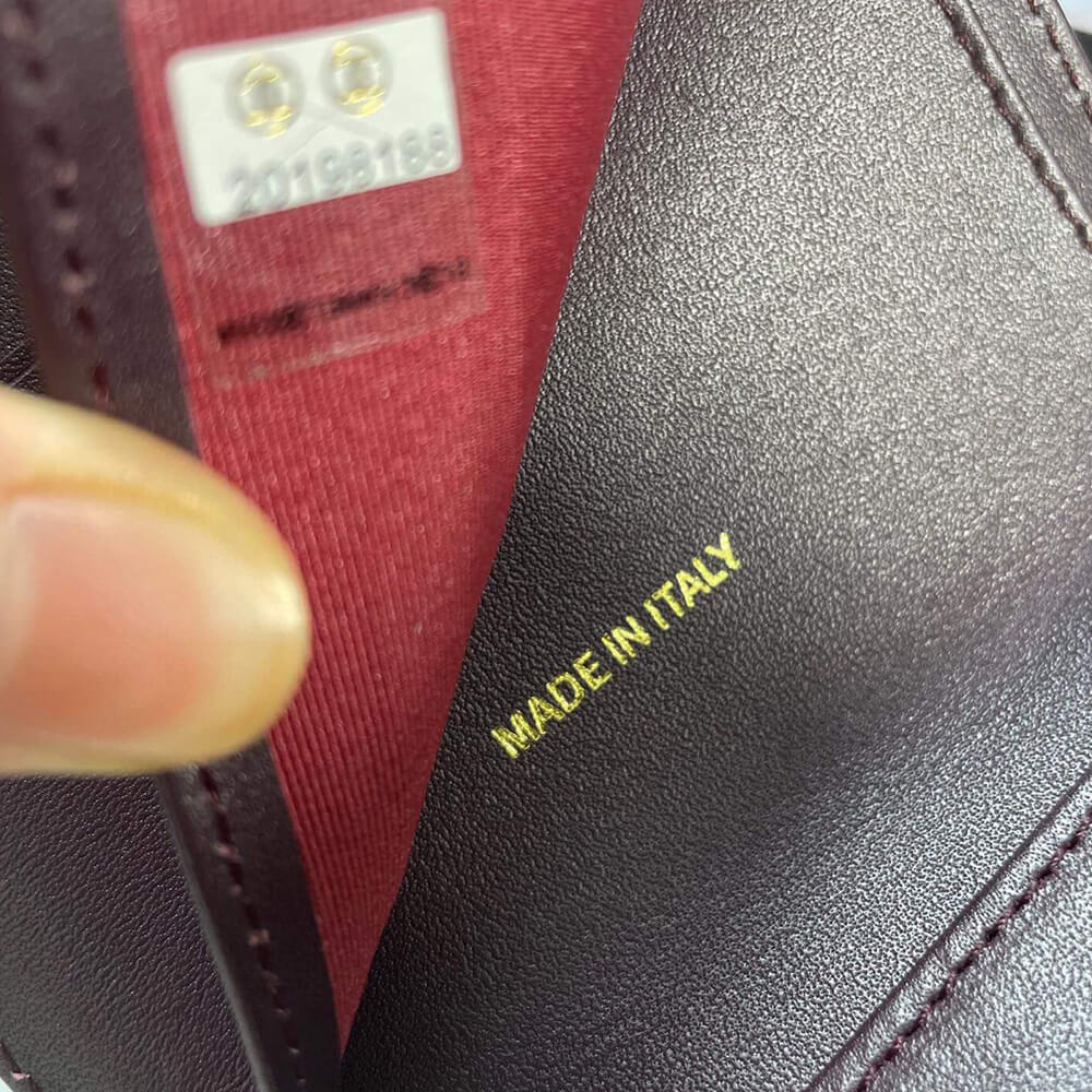 Ch*el flap compact wallet