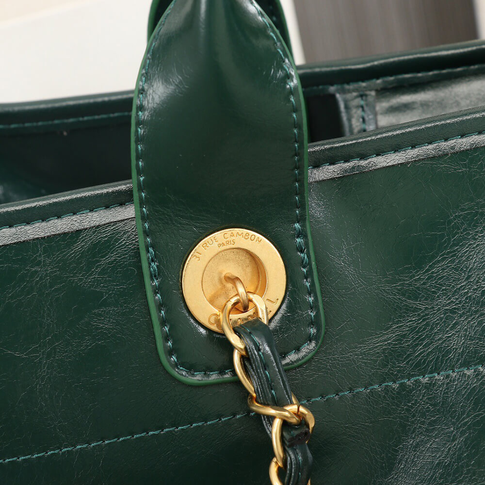 Ch*el large deauville tote