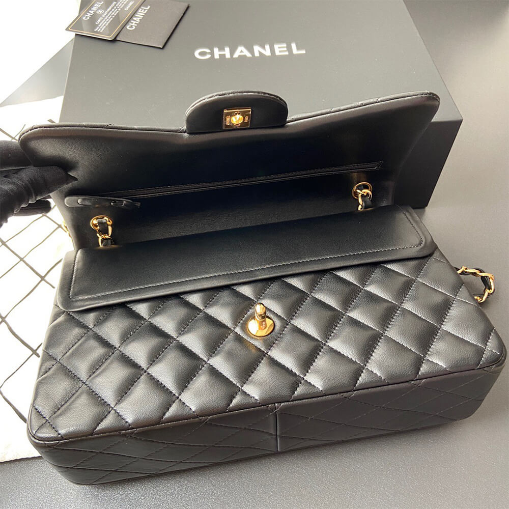Ch*el classic double flap jumbo