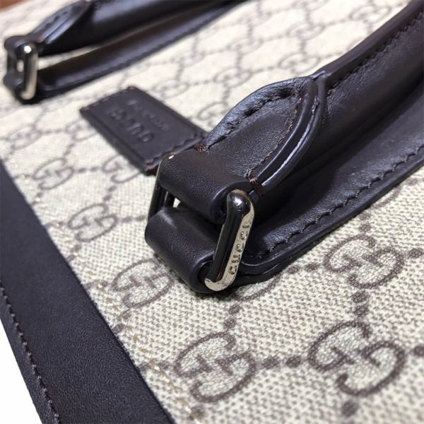 G*u*i gg beige briefcase