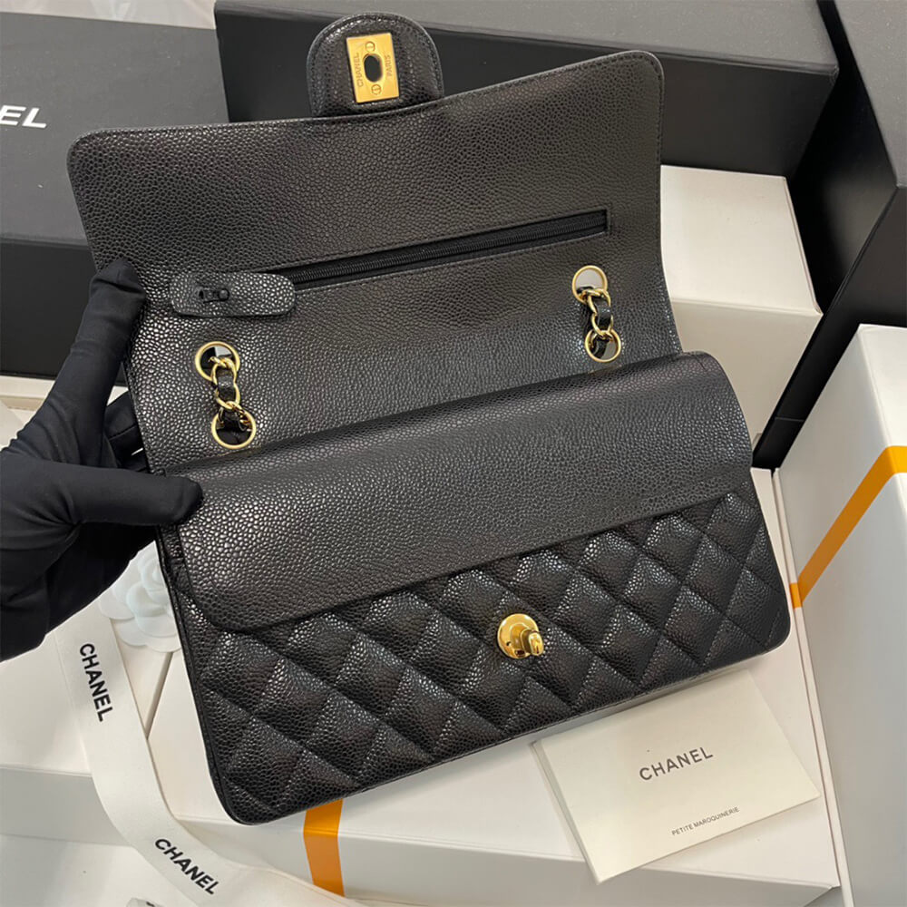 Ch*el classic flap handbag(high-end grade)