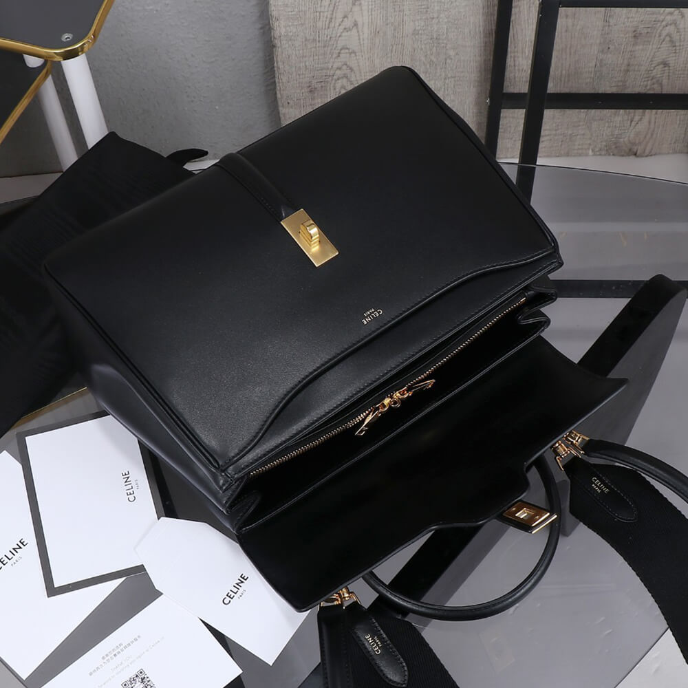 Ce**e classique 16 bag in satinated calfskin