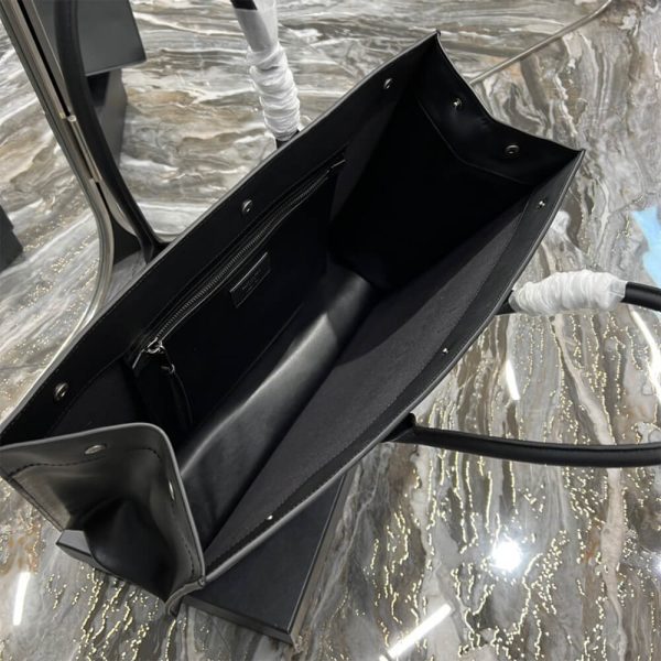 RIVE GAUCHE LARGE TOTE BAG IN SMOOTH LEATHER