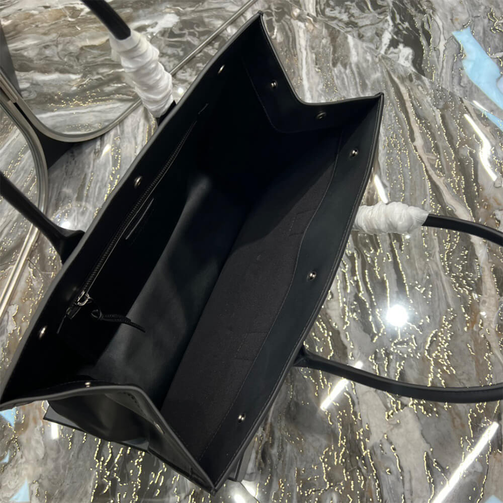 RIVE GAUCHE SMALL TOTE BAG IN SMOOTH LEATHER