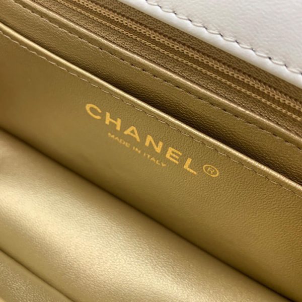 Ch*el pearl crush mini rectangular flap bag