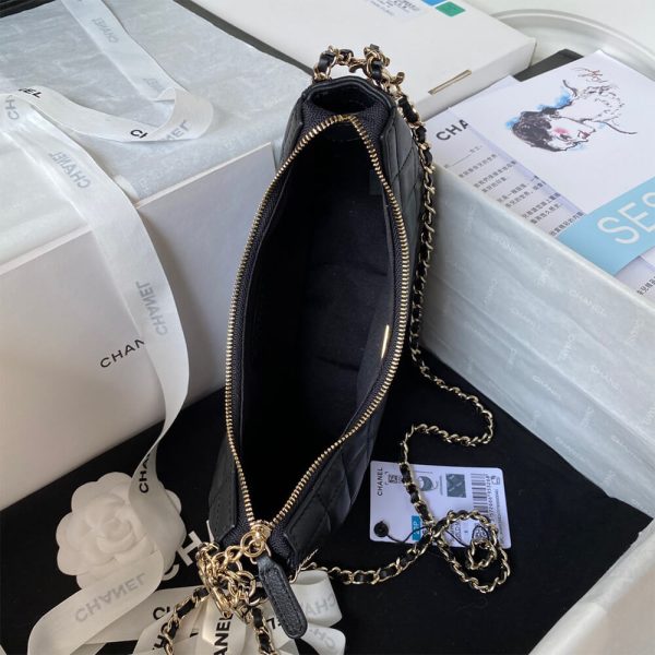 Ch*el small hobo bag