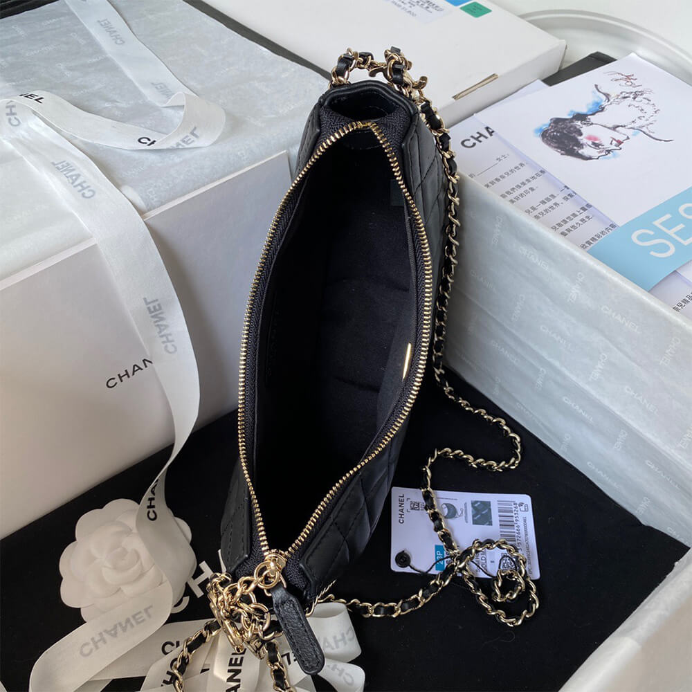 Ch*el small hobo bag