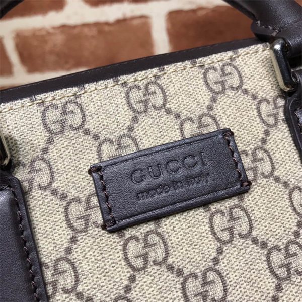 G*u*i gg beige briefcase