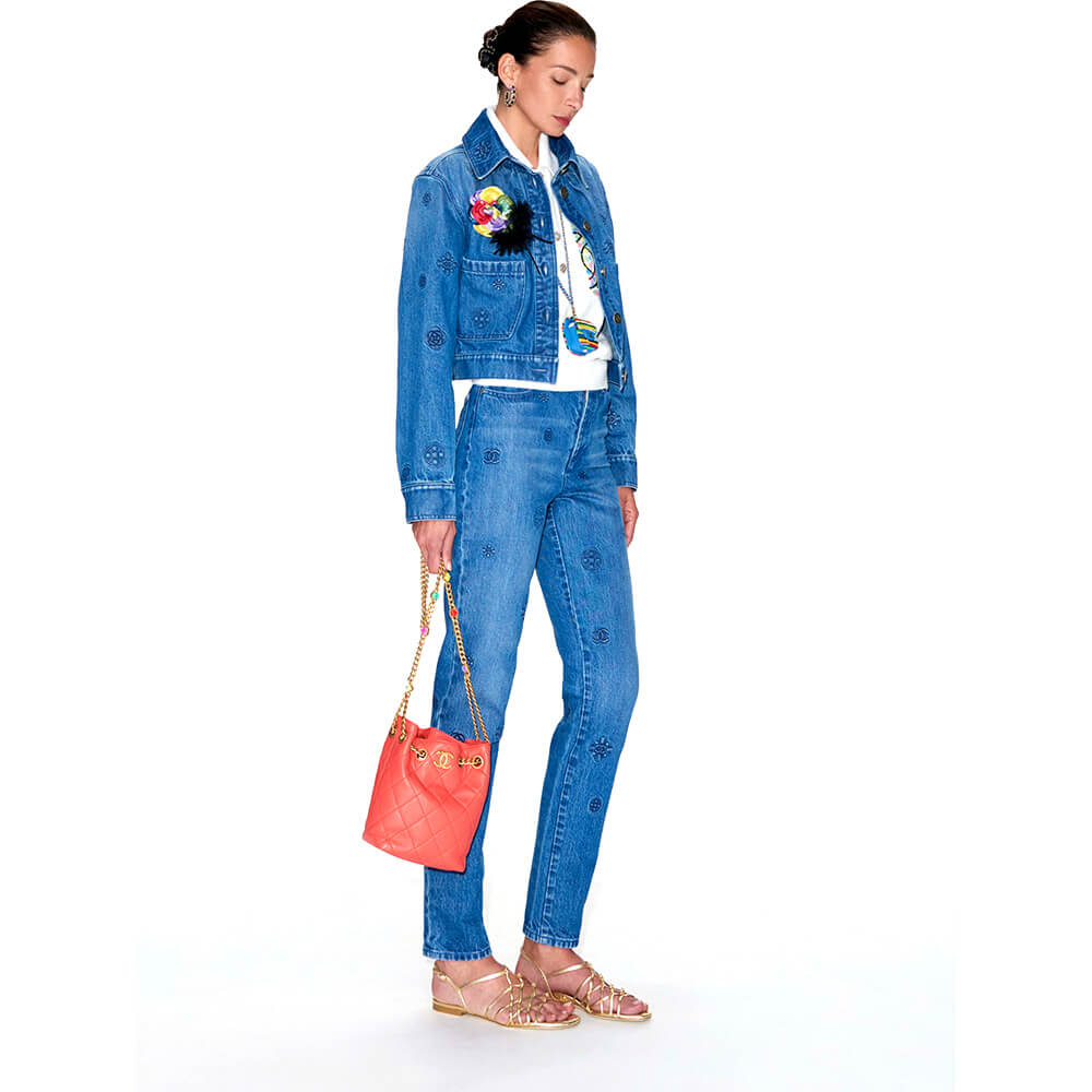 Ch*el drawstring bag