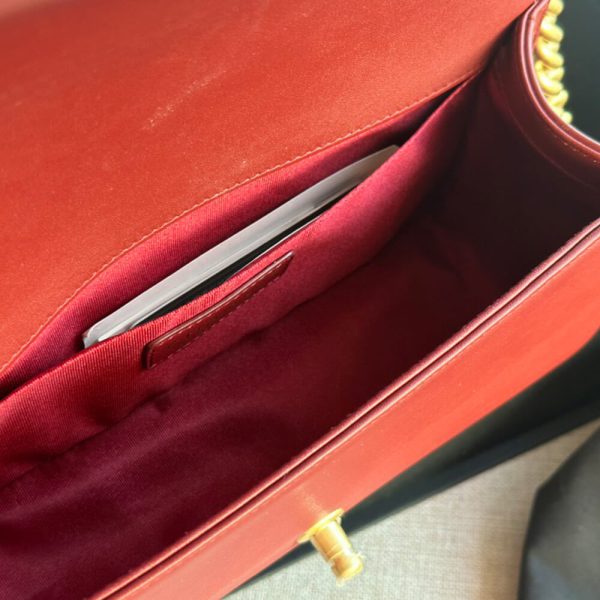 chevron boy Ch*el handbag