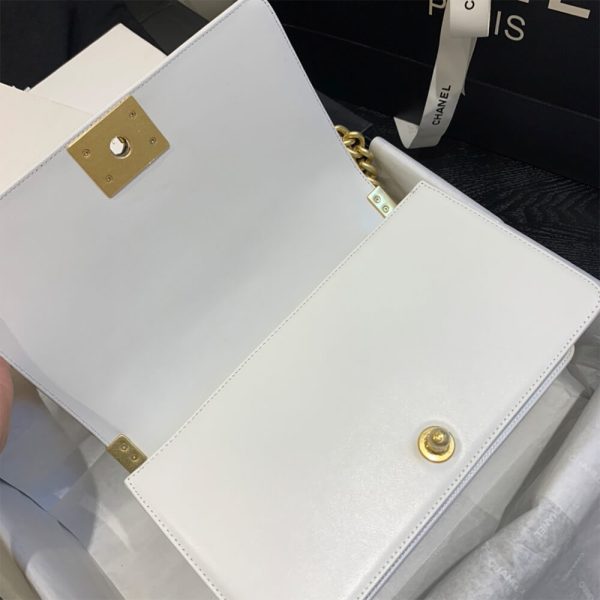 chevron boy Ch*el handbag