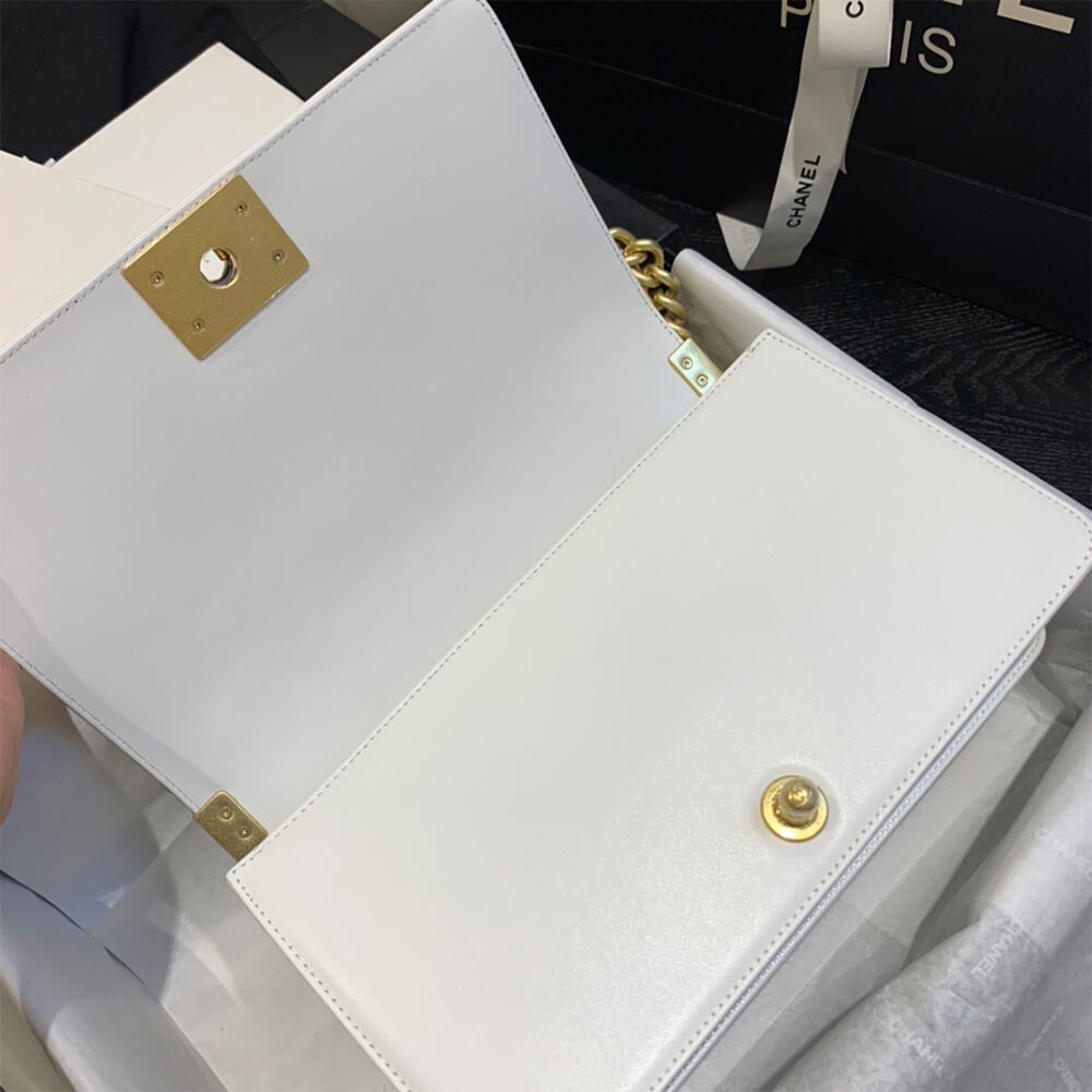 chevron boy Ch*el handbag